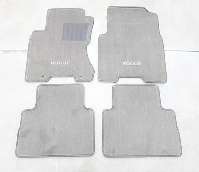 NEW OEM Front & Rear Carpeted Floor Mats Gray 999E2GX001 for Nissan Rogue 08-15 - Изображение 1 из 4