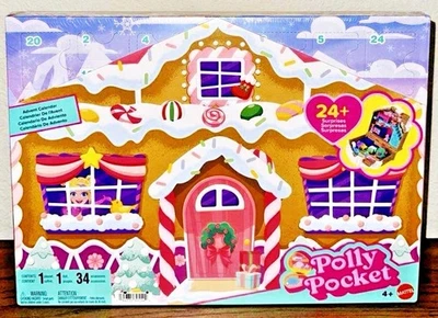 2025 Праздник Polly карман Advent календарь новый запечатанный!  Пряничный домик - Изображение 1 из 4
