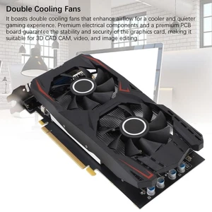 Graphics Card VGA DVI Output 6GB GDDR5 192bit Gaming Graphics Card GPU Supports - Picture 1 of 22