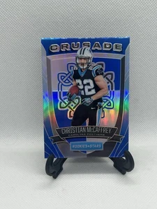 2017 PANINI CRUSADE BLUE HOLO #18 CHRISTIAN MCCAFFREY RC PANTHERS - Picture 1 of 2