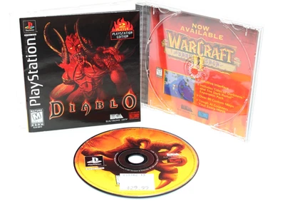 PS1 Diablo (Sony PlayStation 1, 1998) Complete w/ Manual Black Label PSX - Image 1 of 4