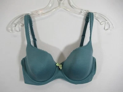 Sujetador Victoria's Secret Body by Victoria Forrado Demi 32DDD Verde Con Aros Foto 1 de 4