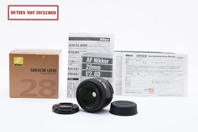 [Unused w/Box] Nikon AF Nikkor 28mm f/2.8 D Wide Angle AF Lens From JAPAN #12121 - Image 1 of 4