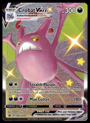 Pokemon TCG SWSH: Sword & Shield Promo Cards #SWSH099 Crobat VMAX NM - Image 1 of 2