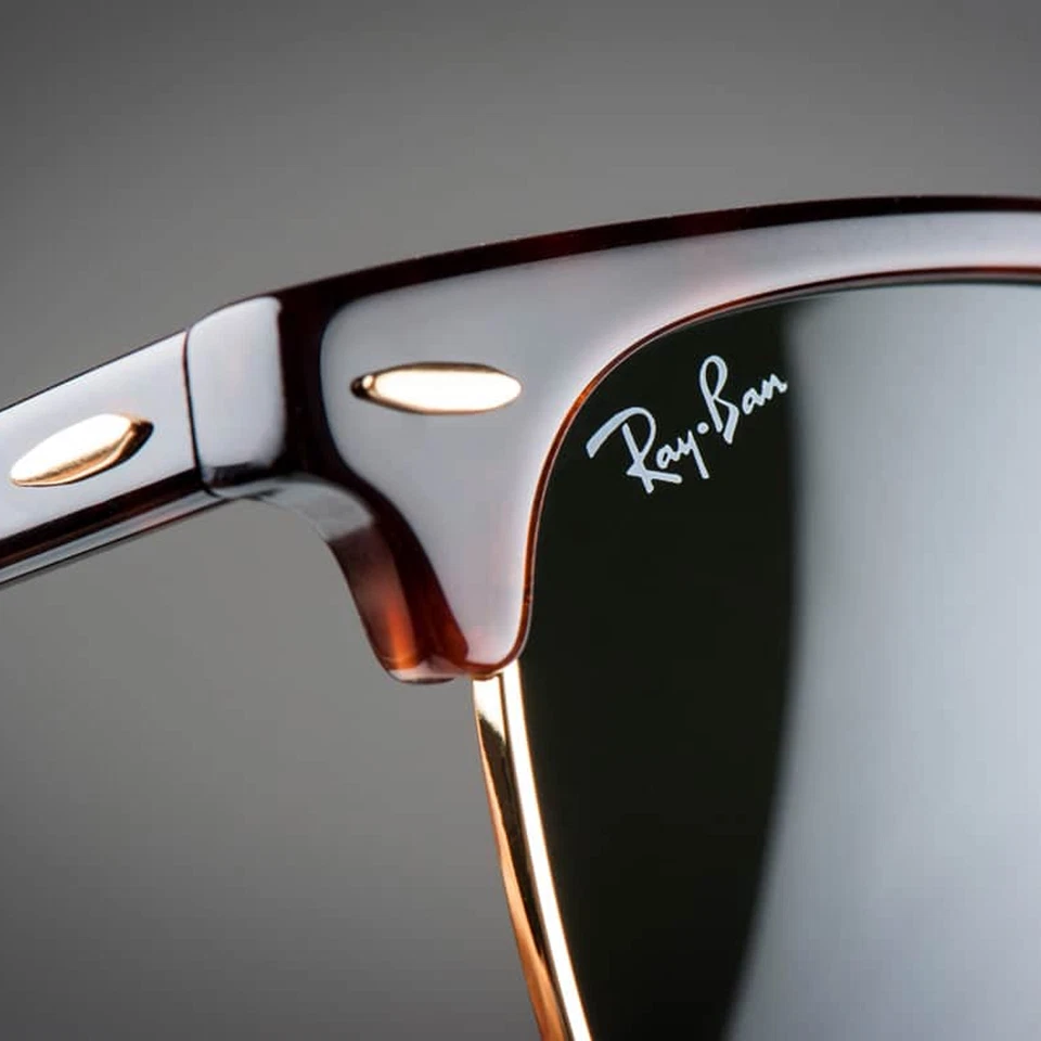 (4X) 1cm Adhesivo Calcomanía Logo para Gafas RAY BAN Aviadores Wayfarer Prescripción Foto 1 de 1