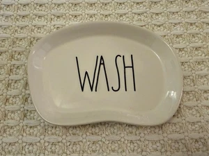 RAE DUNN "Wash" Soap Dish Farmhouse By Magenta NEW - Picture 1 of 4