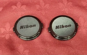 Two Nikon Nikkor 52mm Genuine Front Lens Caps for AI AI-S AIS Pair Genuine - Picture 1 of 3