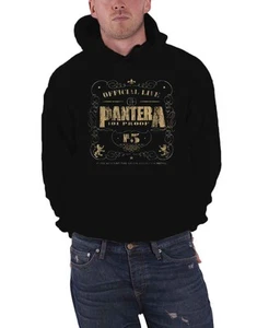 Pantera Sudadera con Capucha 101 Proof Banda Logo Oficial Jersey Hombre Negro - Imagen 1 de 4