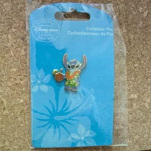 Prendedor turístico Disney Stitch Luau nuevo en tarjeta original - Imagen 1 de 1