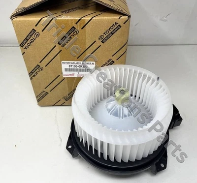 871030K200 Genuine Toyota Motor Sub-Assy Blower W/Fan 87103-0K200 OEM - Image 1 of 4
