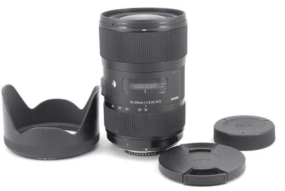SIGMA 18-35mm F/1.8 DC HSM Art Lens For Nikon F mount with Hood - Image 1 of 4