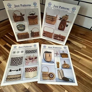 Vintage “Just Patterns” The Idea Magazine for Basketmakers - 4 Issues 1999 - Foto 1 di 14