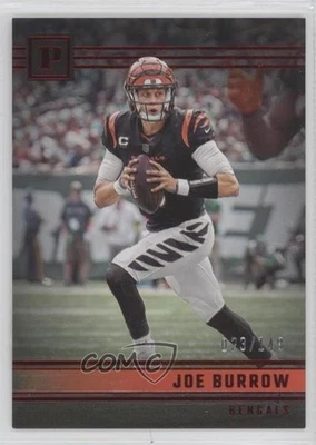 2022 Panini Chronicles Panini Red /149 Joe Burrow #PA-34 - Image 1 of 2