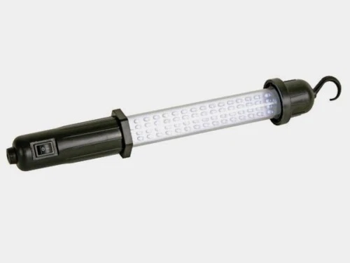 LAMPARA PORTATIL RECARGABLE 60 LEDS 220V 12V GANCHO SUSPENSION 55X370MM BD626 - Imagen 1 de 1