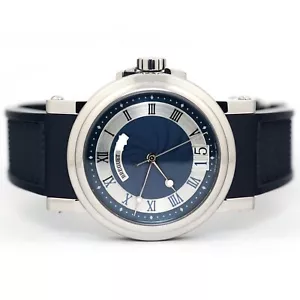 Breguet Marine Automatic Big Date Wristwatch 5817ST/Y2/5V8 Blue Dial - Picture 1 of 7