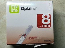 YPSOMED CLICKFINE UNIVERSAL CLICK NADELN BLUTZUCKER 8MM NEU 50 STÜCK MHD 08/23
