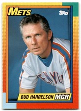 1990 Topps Traded Bud Harrelson New York Mets #37T
