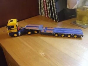 WSI Ainscough MAN TGX XLX 6x4 & 4 Axle Semi-Low Loader, 1:50, vgc - Picture 1 of 5