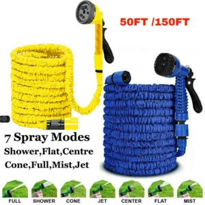 Erweiterbare Magic Gartenschlauchleitung Knickschutz mit 7 Funktionen Wassersprühpistole - Bild 1 von 21