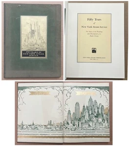 1932 New York Steam Co 50 Years of New York Steam Service Illustrated Hardcover - Picture 1 of 19