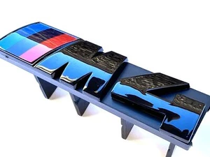 Front Grill Gloss Black Style fit For BM M4 Emblem Badge Letter M 4 - Bild 1 von 7