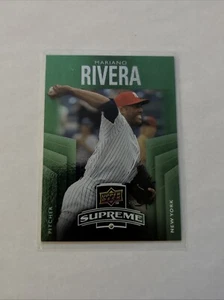 2010 Upper Deck - Supreme Green #S-83 Mariano Rivera Baseball Card - Picture 1 of 2