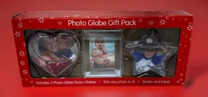 Paquete de regalo de globo fotográfico 3 globos de nieve foto/brillo 4 pulgadas U10 - Imagen 1 de 5