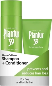Plantur 39 Caffeine Shampoo and Conditioner Set Prevents and Reduces Hair Loss