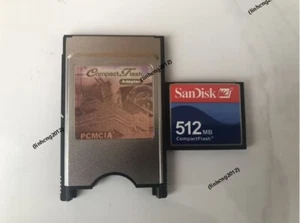 CompactFlash 512MB CF con adaptador de tarjeta Compact Flash - Imagen 1 de 1