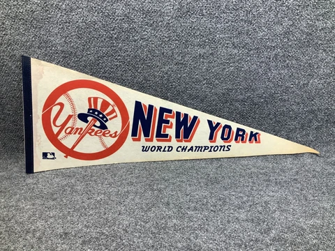 1970's New York Yankees World Champions MLB Large Vintage Pennant Cover