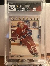 1991-92 score young superstars Eric lindros rookie HGA 9 RC