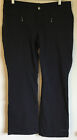 Columbia Omni Shield Pants Womens Size 12S Flat Front Zip Fly Nylon Black