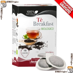 108 Pads Papierfilter Ese 44mm Sandemetrio Tee Breakfast Bio - Bild 1 von 5