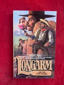 TABOR EVANS LONGARM AND THE UTAH KILLERS #112 WESTERN PAPERBACK - Imagen 1 de 3