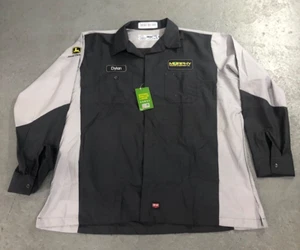 Herren Red Kap John Deere Mechaniker offizieller Händler Langarmshirt Dylan 2XL-L - Bild 1 von 5