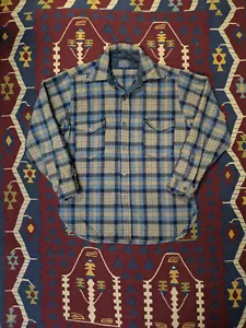 VTG Pendleton Wool Shirt Jacket, L, Hunting Flannel Plaid Mackinaw Overshirt - Picture 1 of 5