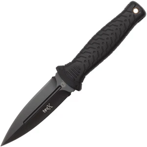 Case Cutlery Harley Davidson Tec X Black Handle Fixed Dagger Blade Knife 52162 - Picture 1 of 6