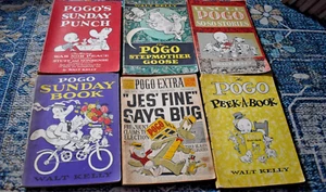 Lot Of 6 POGO Books Vintage 5 are First Pressings - Picture 1 of 9