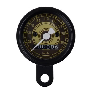 Mini Tachometer Speedometer 48 mm Motorradtacho mit klassischem Retro Style - Bild 1 von 3