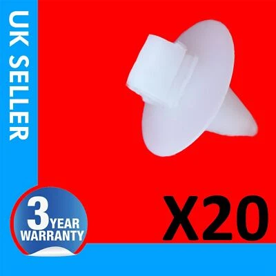 20X CLIP de panneau de moulure de porte compatible avec Fiat Doblo Fiorino Qubo Albea Alfa Romeo Iveco - Photo 1/3