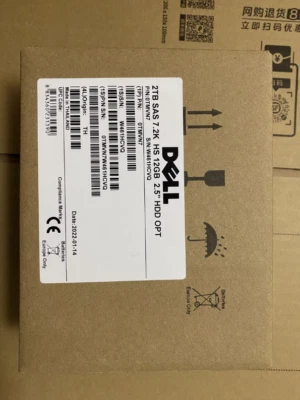 0TMVN7 0TMVN7 DELL ST2000NX0463 2.5" 2TB 7.2K 12Gb/s SAS HDD Gen14 Tray - Image 1 of 2