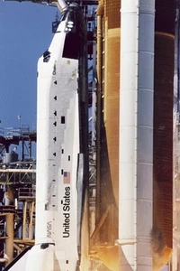 Neu 5x7 NASA Foto: Letzter Start des Space Shuttle Challenger, unglückselige Mission - Bild 1 von 1