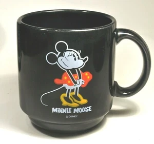 Taza de café negra Walt Disney Minnie Mouse España lunares coleccionables de Disney - Imagen 1 de 4