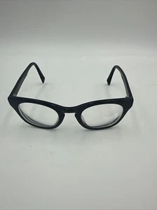 Warby Parker Eyeglasses Caspar 100 Gloss Black Rounded Square Frame 48[]23 145 - Picture 1 of 5