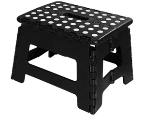 Kitchen Ladder Stool Portable One Step Folding Small For Cabinets Home Plastic - Picture 1 of 19