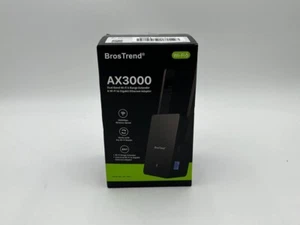 BrosTrend AX3000 WiFi 6 Extender Booster, Dual Band, Gigabit Port, WPS - Afbeelding 1 van 9