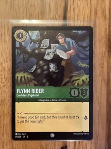 FOIL Disney Lorcana Floodborn- Flynn Rider - Confident Vagabond 81/204 COLD FOIL - Picture 1 of 2