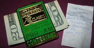 "ROYAL CARIBBEAN CLASSIC MONEY CLIP 1995" 1 OF A KIND-STRUCK ON THE WRONG SIDE! - Picture 1 of 4