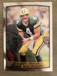 1999 Topps Chrom #110 Brett Farve Green Bay Packers Fußballkarte - Bild 1 von 2