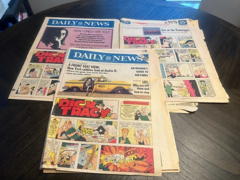 THREE New York Daily News Sunday Comics Sections 1976-8 (details in Listings) Cover